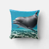 微笑むイルカ クッション (正面)