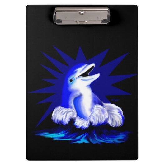 微笑むイルカ クリップボード (正面)