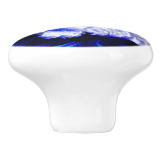 微笑むイルカ セラミックノブ (側面)