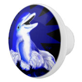 微笑むイルカ セラミックノブ (右)