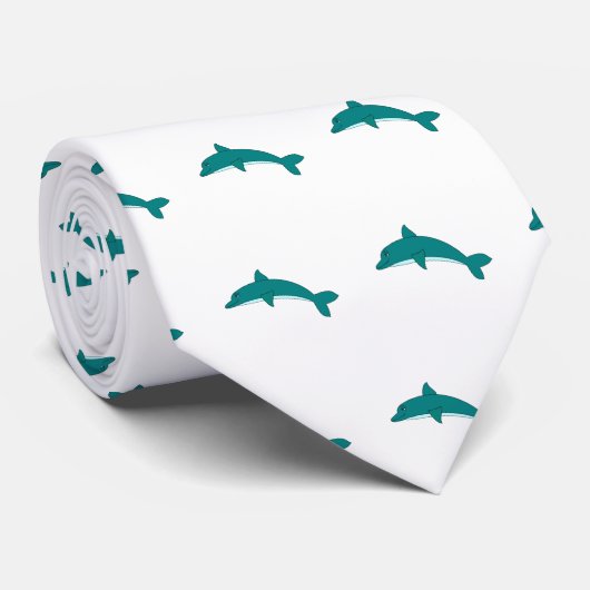 微笑むイルカ ネクタイ (ロール)