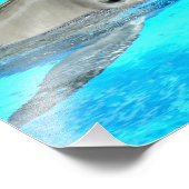 微笑むイルカ フォトプリント            (角)