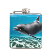 微笑むイルカ フラスク (正面)