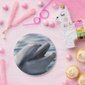 微笑むイルカ ペーパープレート (パーティー)