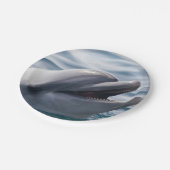 微笑むイルカ ペーパープレート (アングル)