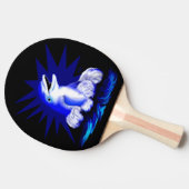 微笑むイルカ 卓球ラケット (横)
