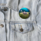 微笑むイルカ 缶バッジ (インサイチュ)