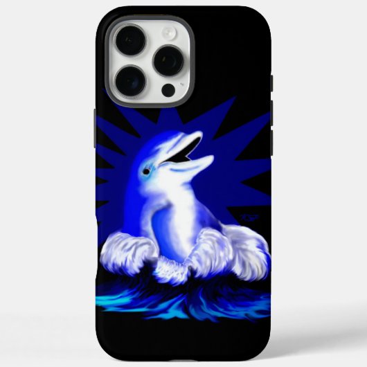 微笑むイルカ Case-Mate iPhoneケース (裏面)