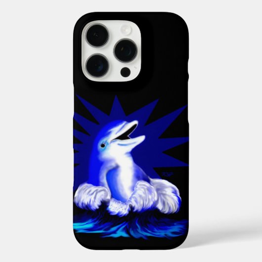微笑むイルカ Case-Mate iPhoneケース (裏面)