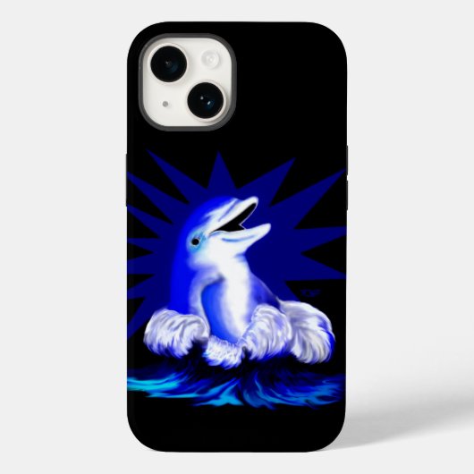 微笑むイルカ Case-Mate iPhoneケース (裏面)