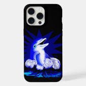 微笑むイルカ iPhoneケース (裏面)