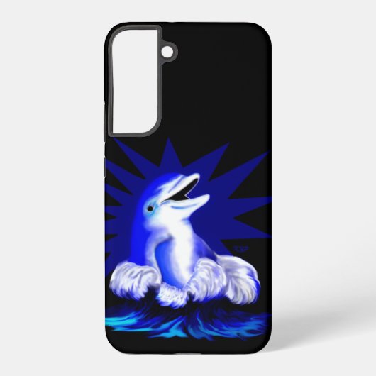 微笑むイルカ SAMSUNG GALAXYケース (裏面)