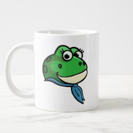 微笑むカエル ジャンボコーヒーマグカップ