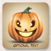 微笑むカボチャ コースター (正面)