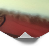 微笑むサンタクロース | AIアートポスター ポスター (角)