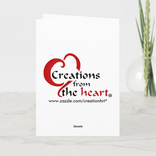 微笑むヒッポ誕生日 カード (裏面)