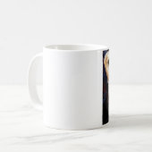 微笑む仏陀のマグカップ コーヒーマグカップ (正面左)