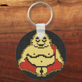 微笑む仏 キーホルダー (正面)