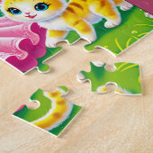 "微笑む妖精と子猫" ジグソーパズル (側面)