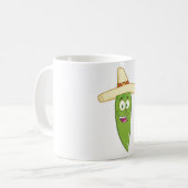 微笑む青唐辛子 コーヒーマグカップ (正面左)