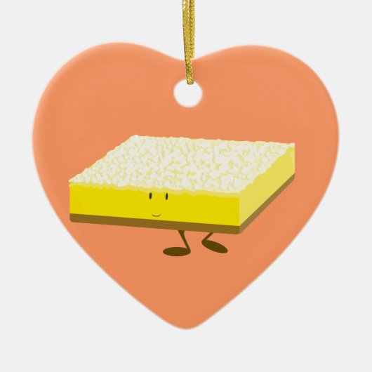 微笑レモンバーのキャラクター セラミックオーナメント (正面)