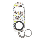 微笑犬のオーストラリア人の羊飼い キーホルダー栓抜き (裏面)