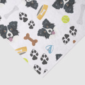 微笑犬のボーダーコリー 薄葉紙 (詳細)