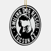 微笑犬の救助 セラミックオーナメント (右)