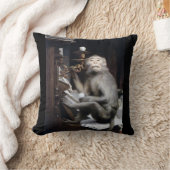 微笑猿 クッション (ブランケット)