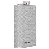 微細な銀の金属光沢 フラスク (右)