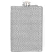 微細な銀の金属光沢 フラスク (裏面)