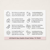 微細化コラーゲン誘導後介護カード (裏面)