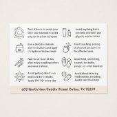 微細化コラーゲン誘導後介護カード (裏面)