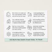 微細化コラーゲン誘導後介護カード (裏面)