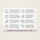 微細化コラーゲン誘導後介護カード (裏面)