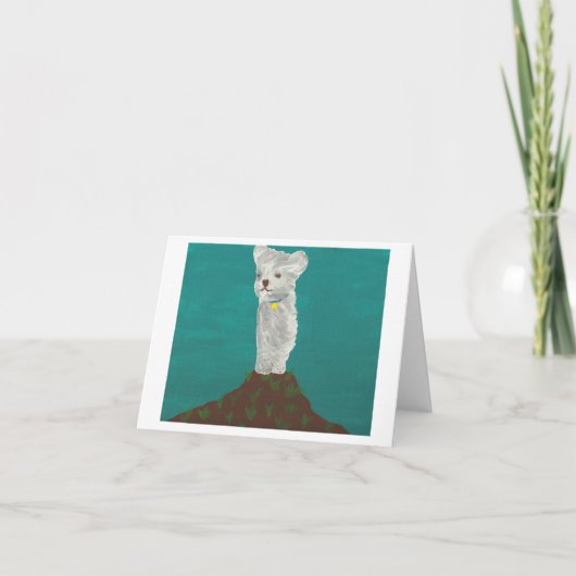 微風で幸せ カード (正面)