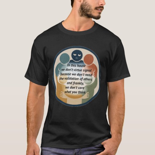 徳の表明 Tシャツ (正面)
