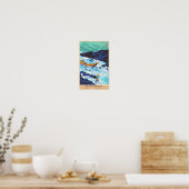 徳力富吉郎12ヶ月の風景 ポスター (キッチン)