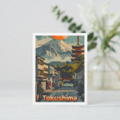 徳島日本有名観光地 ポストカード (スタンド正面)