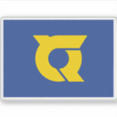 徳島県国旗 シール (正面)