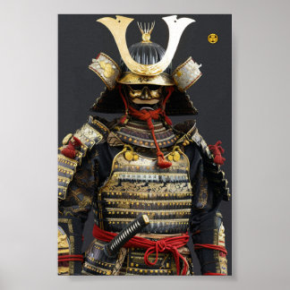 徳川将軍印刷のポスターサムライウォールアート ポスター