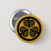 徳川葵7（6世家宣）35 缶バッジ (正面&裏面)