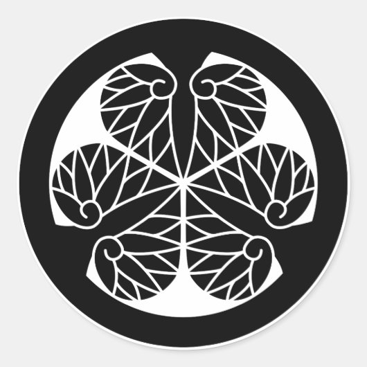 徳川葵(13蕊) ラウンドシール (正面)