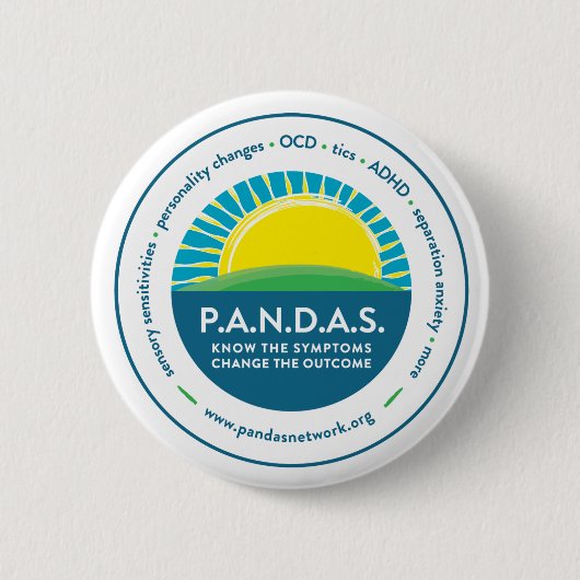 徴候を知って下さい、結果Pinを変えて下さい 缶バッジ (正面)