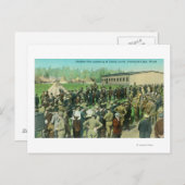 徴兵された兵士の職務報告の見解 ポストカード (正面/裏面)