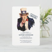 徴兵された!誕生日お祝い 招待状 (スタンド正面)