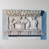 徴税現場を描いたレリーフ、 浮き彫り ポスター (正面)