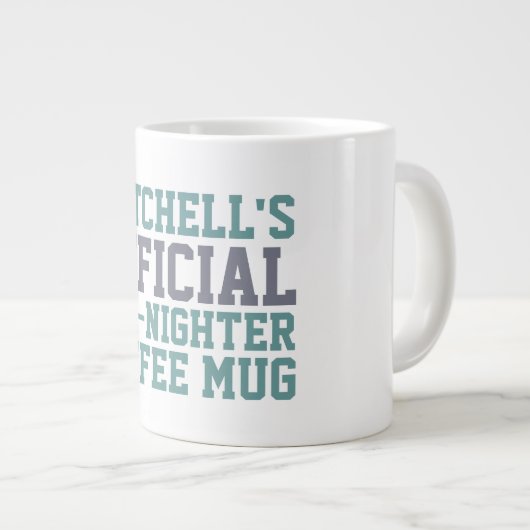 徹夜のコーヒーマカスタムグ ジャンボコーヒーマグカップ (正面右)