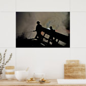 徹夜 ポスター (キッチン)