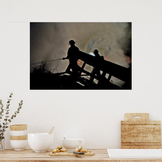 徹夜 ポスター (キッチン)